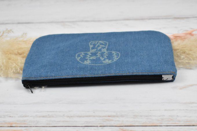 Pochette en jean