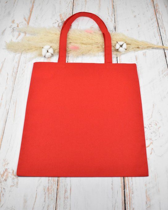 Tote bag fleur abstrait