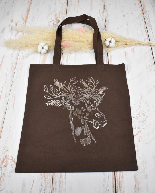 Tote bag girafe